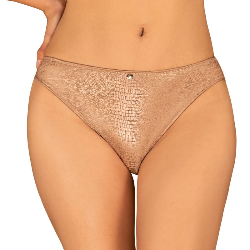 Braguitas de Lencería Sensual Filipines Doradas (M)