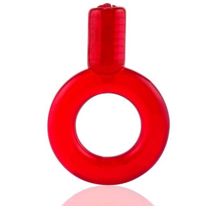 Anillo Vibrador de Placer Rojo