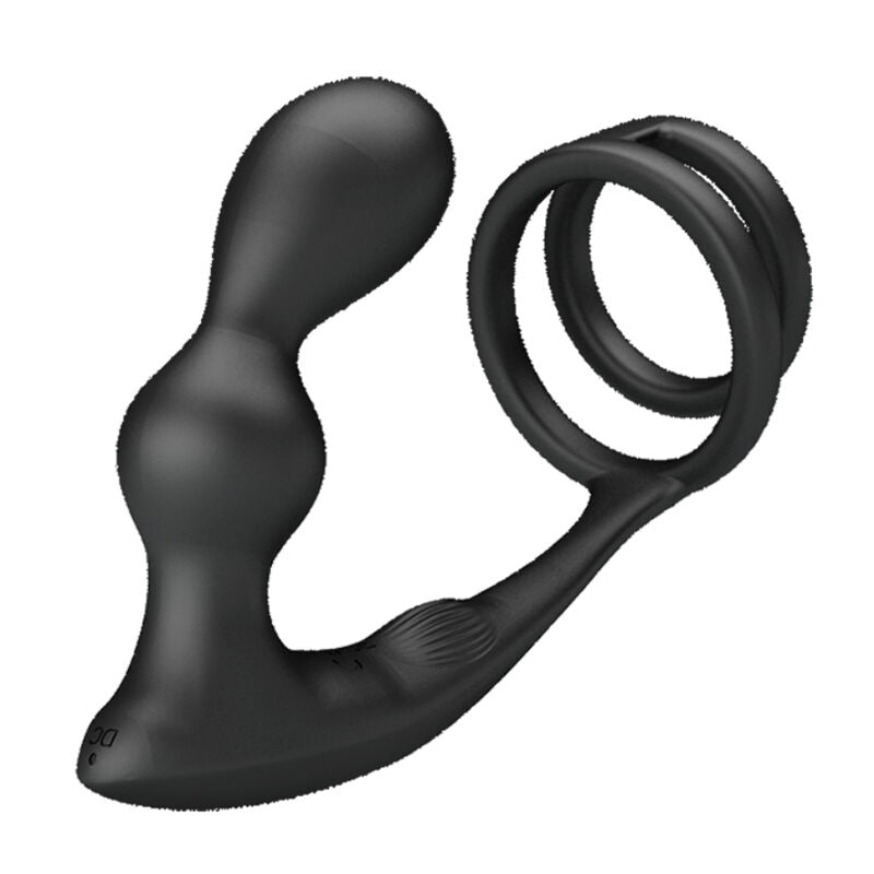 Marshall Vibrating Penis Ring with Remote Anal Plug