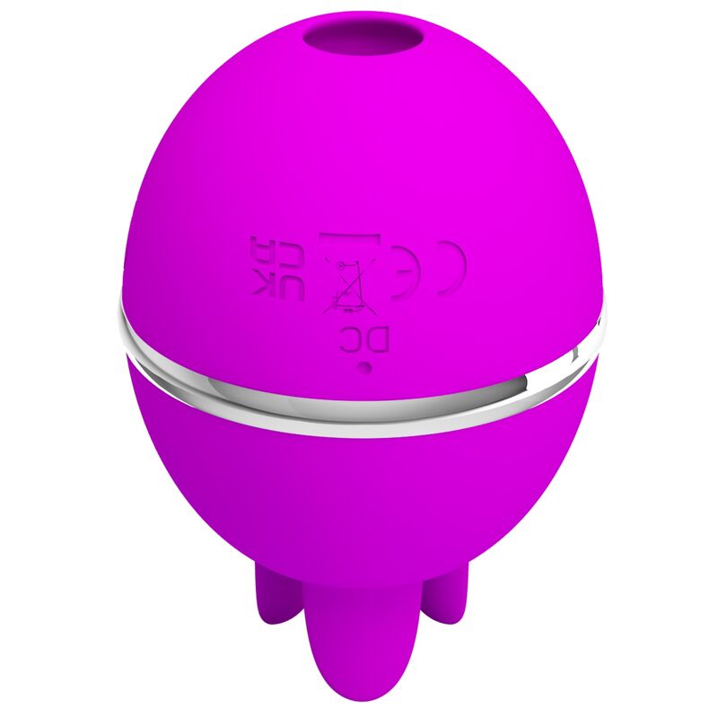 Gemini Ball Purple Silicone Vibrator