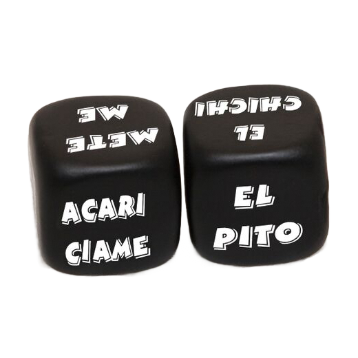 Set de Dados Eróticos de Acciones y Partes del Cuerpo