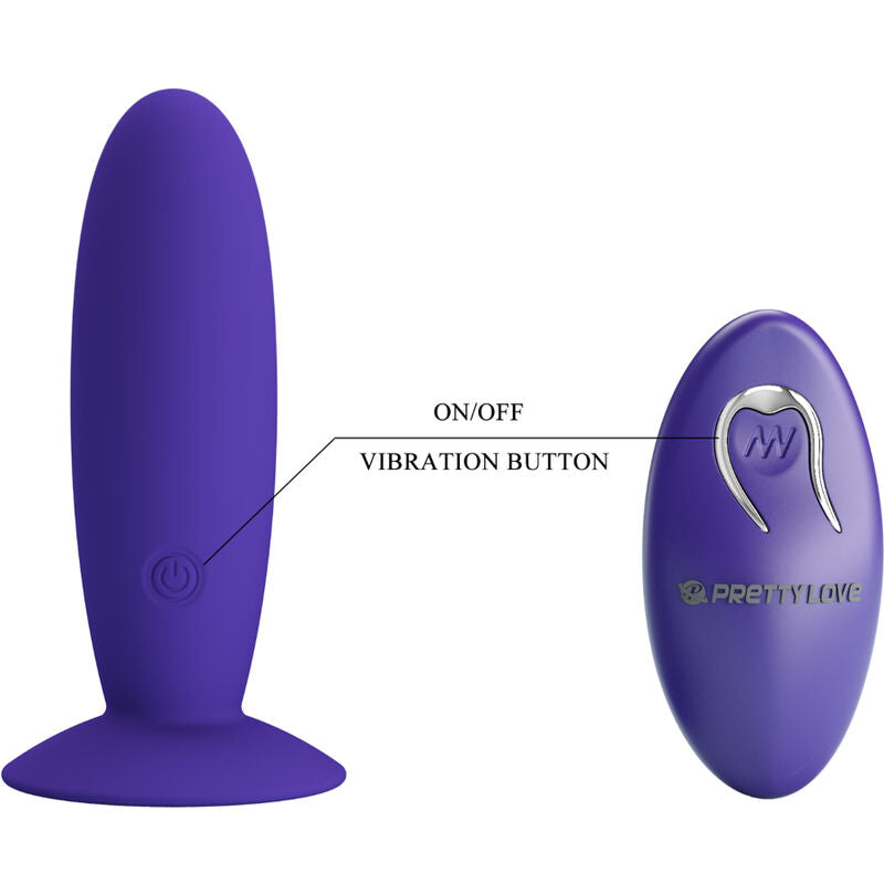 Violet Remote Control Anal Vibrator