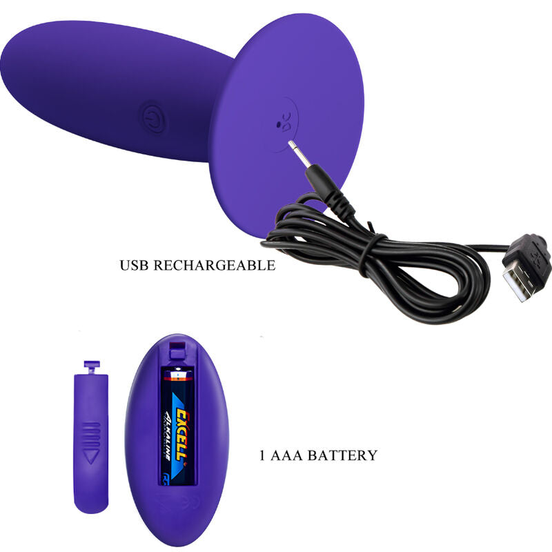 Violet Remote Control Anal Vibrator