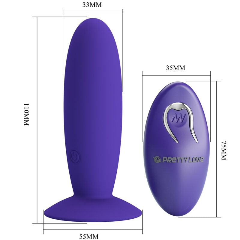 Violet Remote Control Anal Vibrator