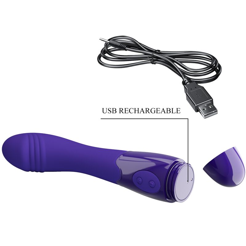 Elemental Youth Violet Vibrating Dildo