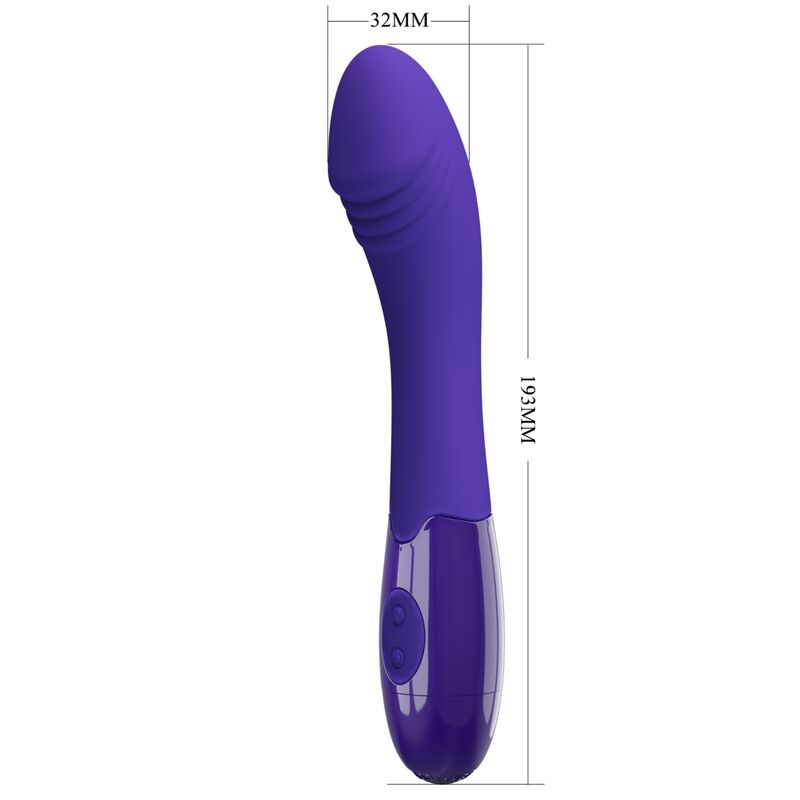 Elemental Youth Violet Vibrating Dildo