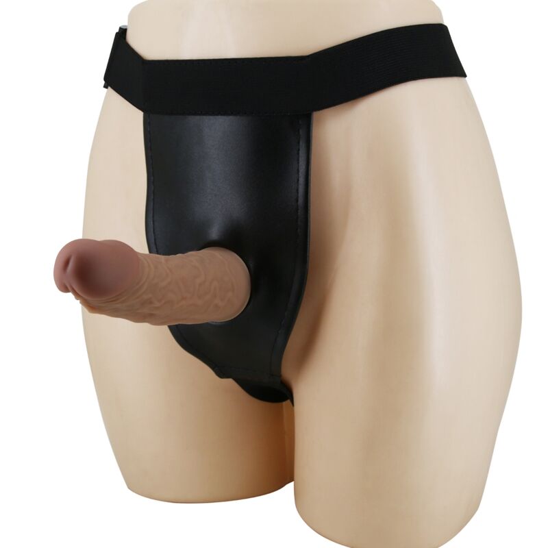Harness Briefs with Integrated Dildo