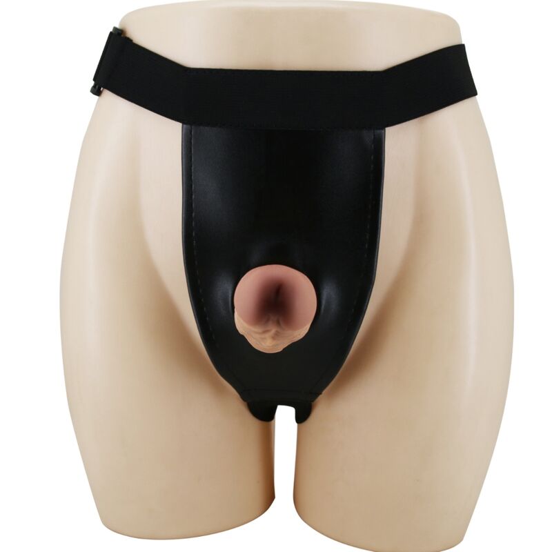 Harness Briefs with Integrated Dildo