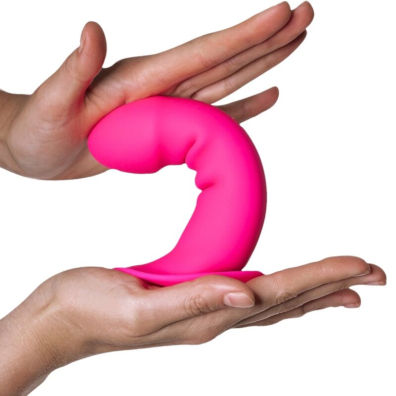 Hitsens 2 Pink Silicone Dildo