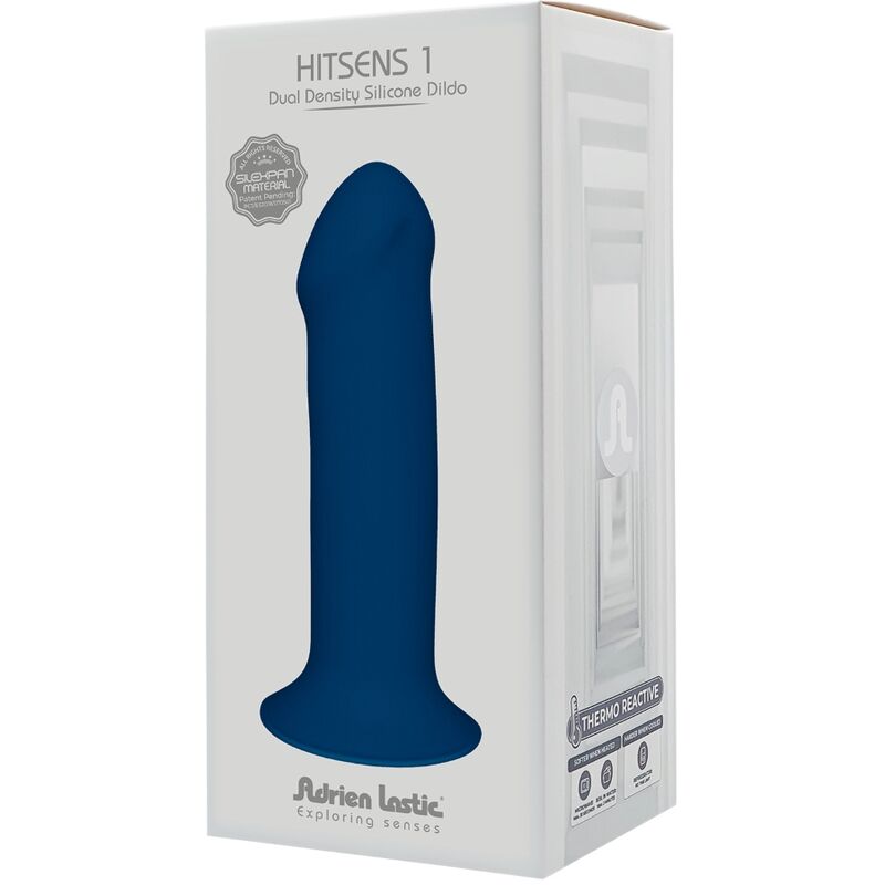 Hitsens 1 Blue Silicone Dildo