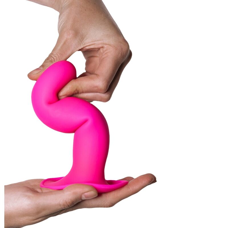Hitsens 4 Silicone Dildo - Fuchsia