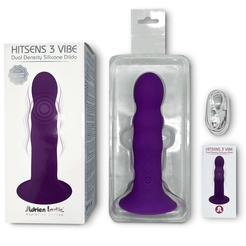 Hitsens Vibe 3 Violet Silicone Dildo