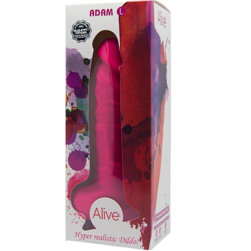 Adam L Realistic Fuchsia Penis 19cm