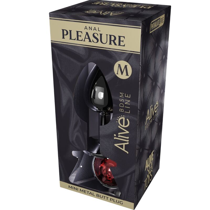 Red Metal Anal Pleasure Mini Plug