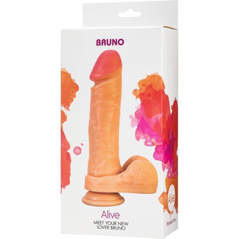 Pénis Realístico Bruno 22 Cm