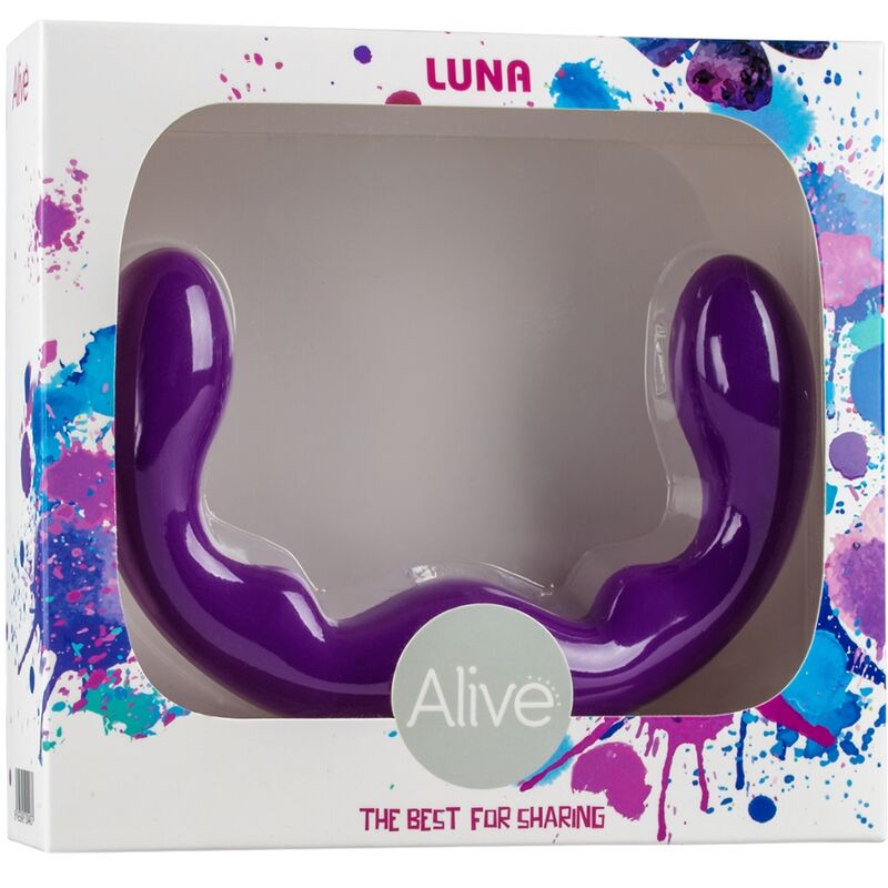 Luna Double Penetration Silicone Dildo