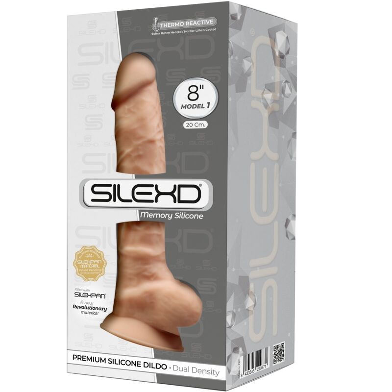 Model 1 Realistic Silicone Penis 20 Cm