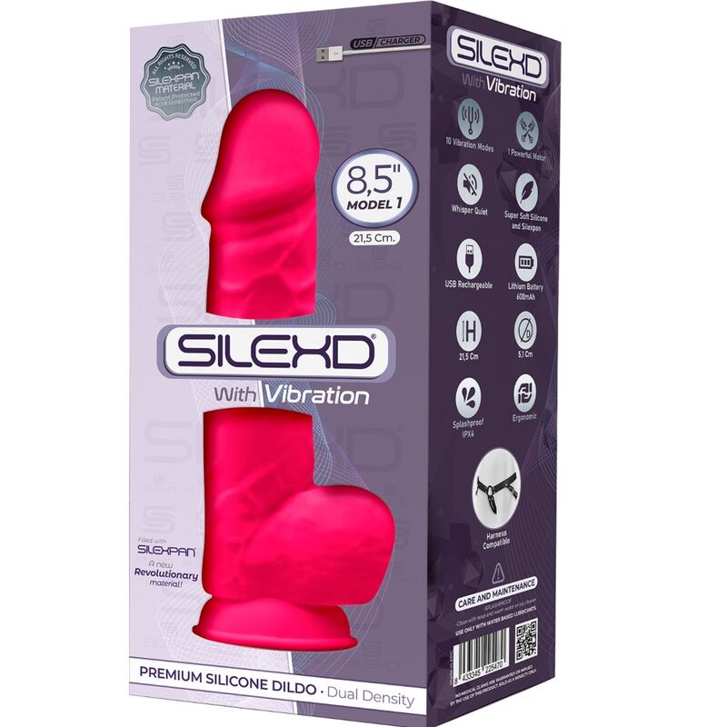 Model 1 Realistic Silicone Vibrator 21.5cm
