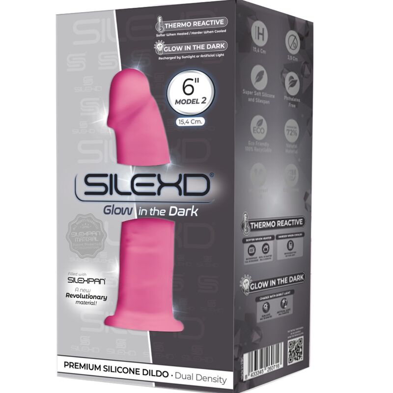 Model 2 Realistic Silicone Penis - Pink 15cm
