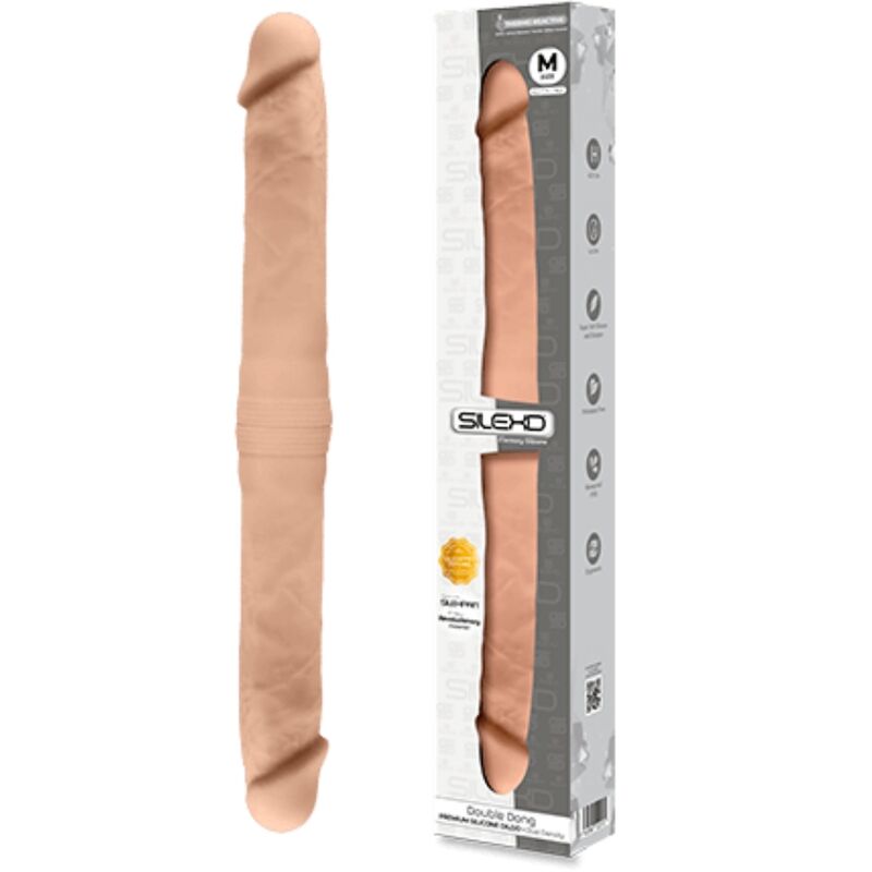 Premium Silexpan Double Realistic Silicone Dildo