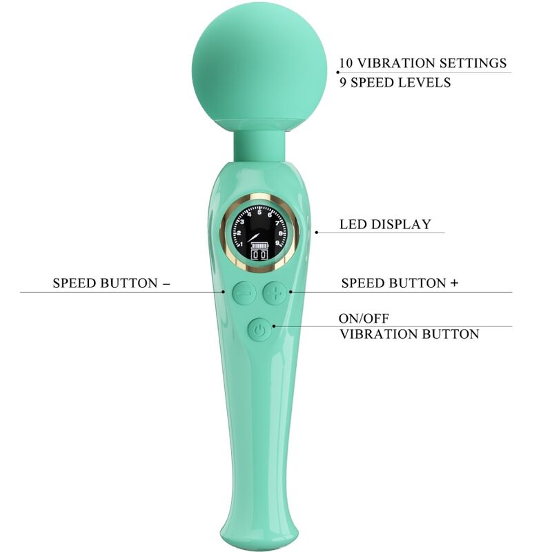 Skyler Green Intimate Wand Vibrator