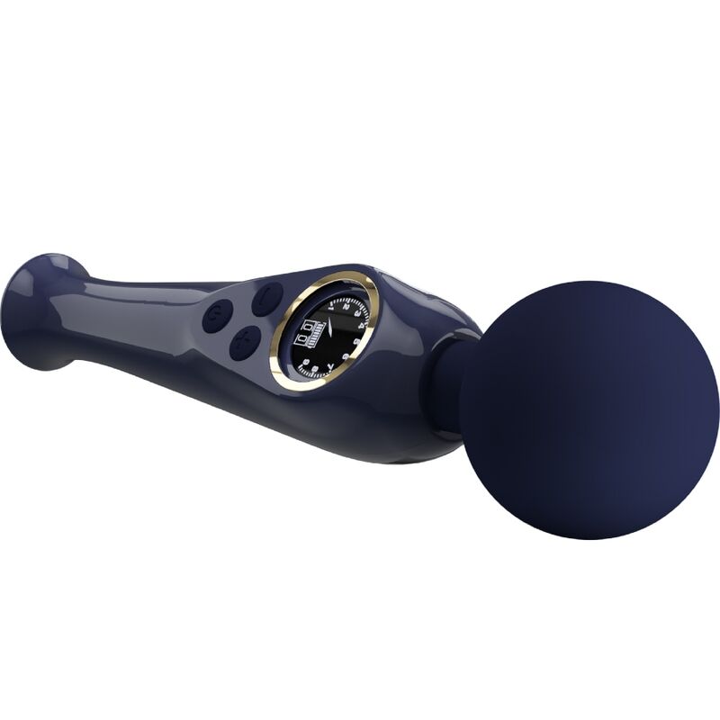 Skyler Massage Wand Vibrator - Blue