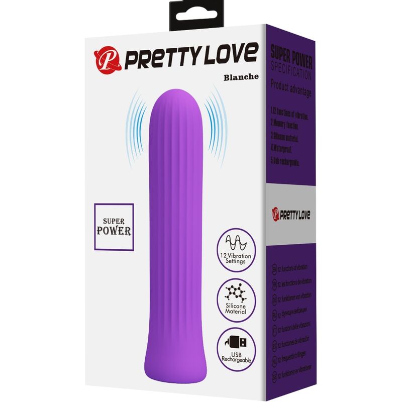 Vibrador Estimulador Lilás Blanche