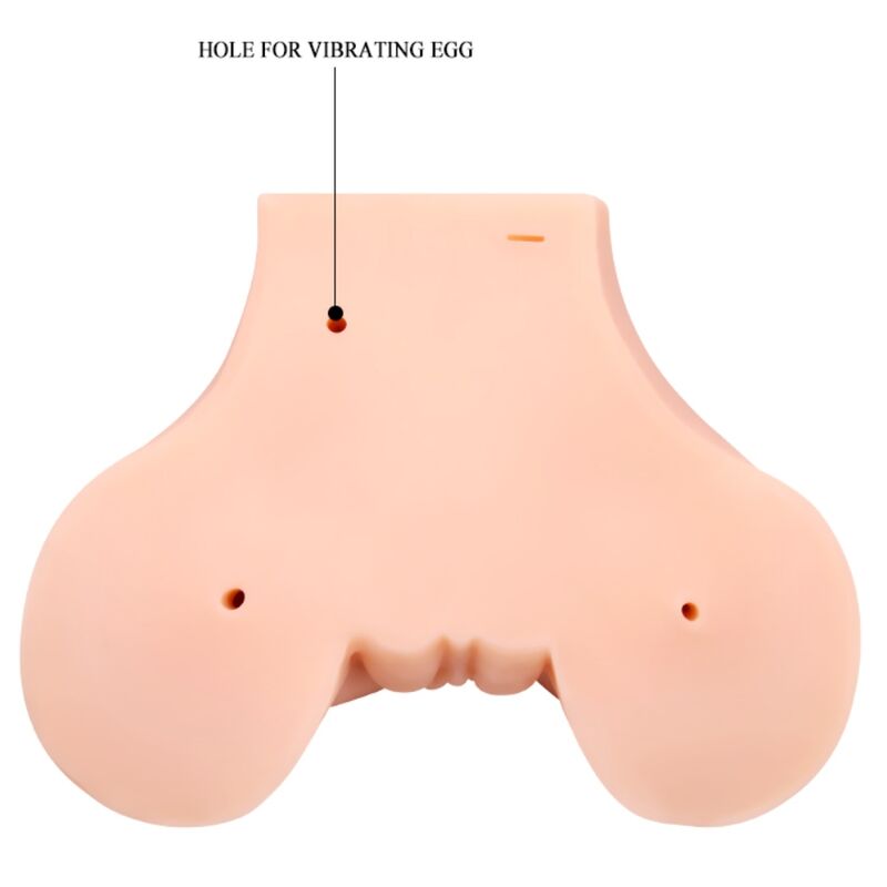 Dual Entry Vibrating Realistic Masturbator