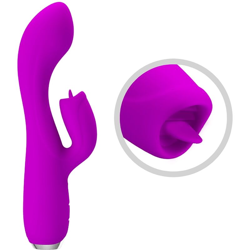 Vibrador Conejo Gloria Recargable Color Morado