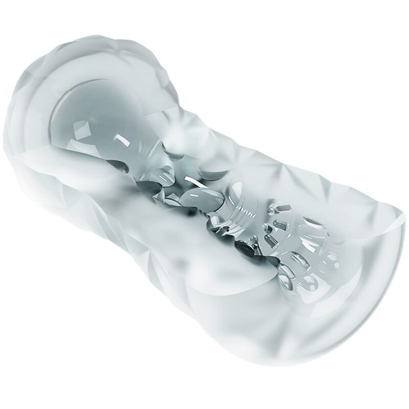 Compact Blue Spiral Pleasure Sleeve