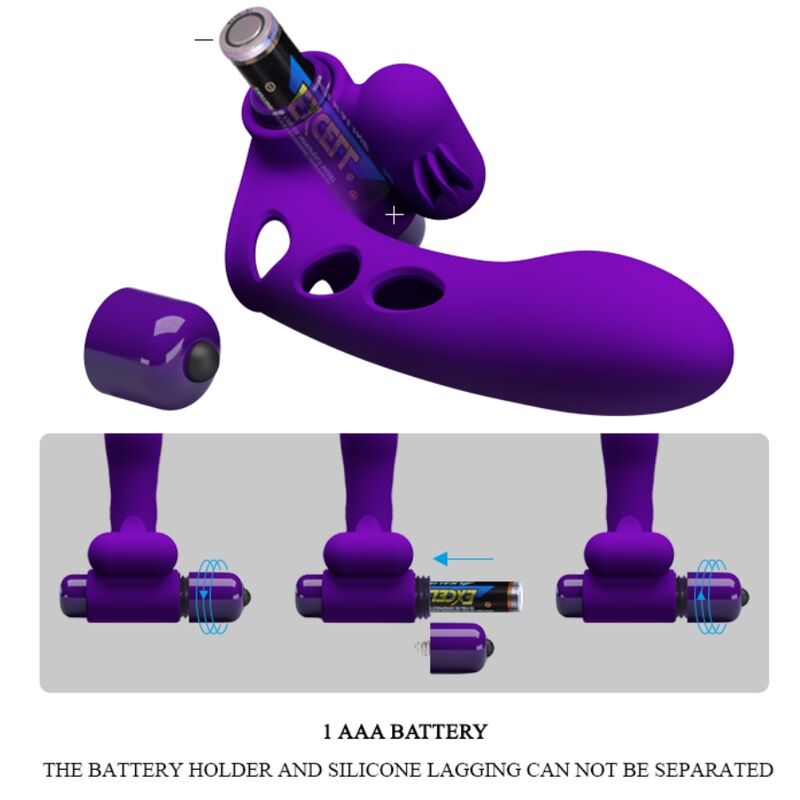 Orlando Purple Finger Vibrator