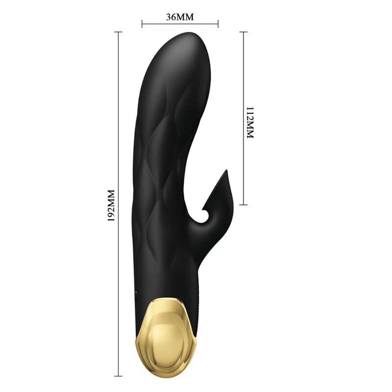 Vibrador Luxuoso Banhado a Ouro Recarregável