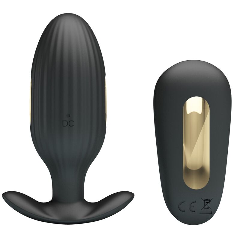 Kelly Rechargeable Anal Vibrator - Black