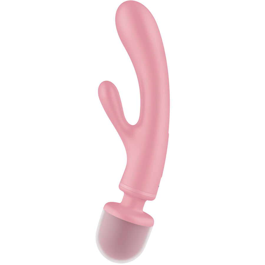 Triple Lover Rabbit Vibrator - Pink