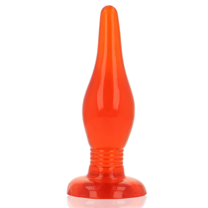 Red Silicone Anal Plug 14.2cm