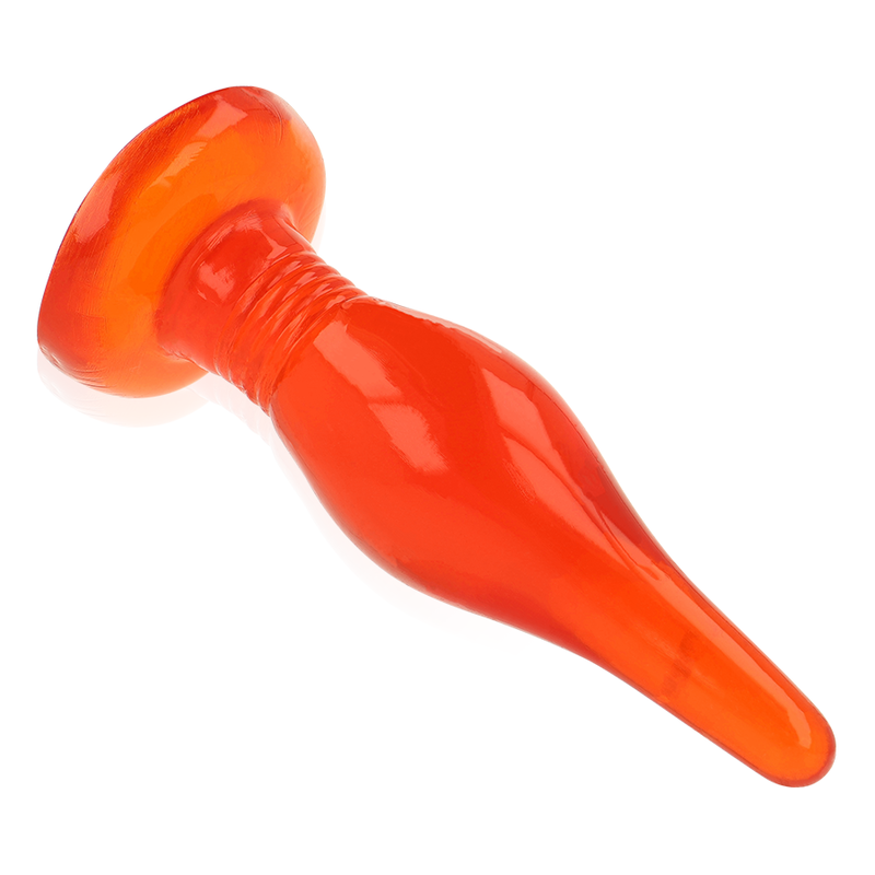 Red Silicone Anal Plug 14.2cm
