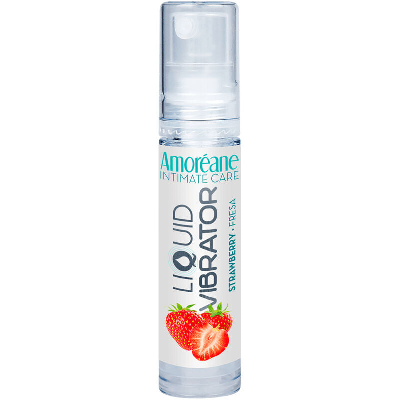 Lubrificante Líquido Vibrante de Morango 10ml