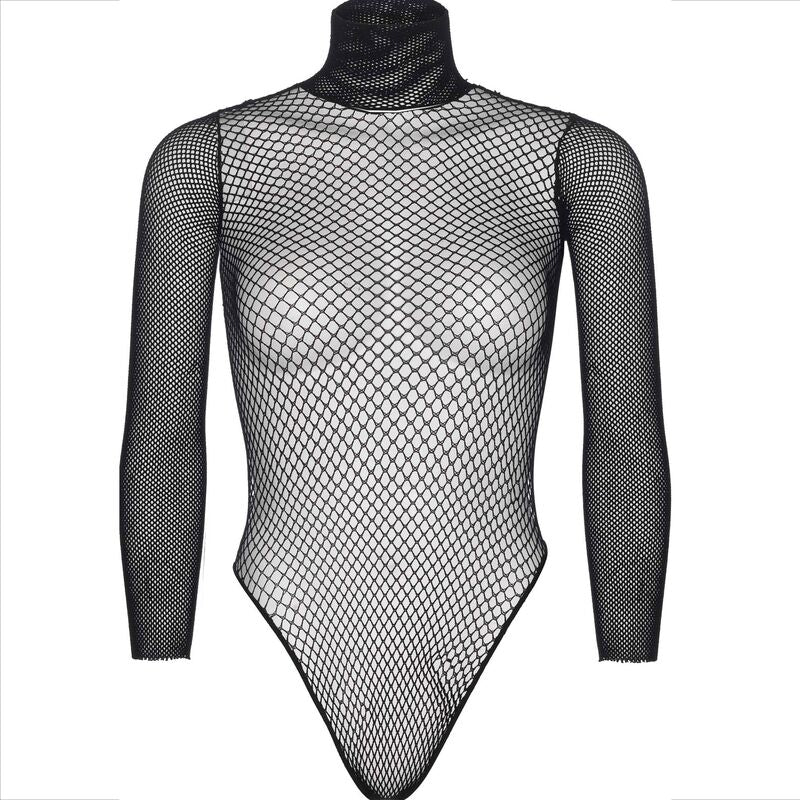 Elegante Teddy Lencería con Cuello Alto