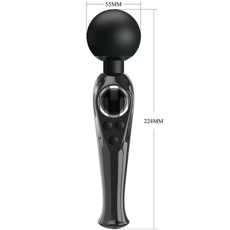 Skyler Vibrating Massage Wand - Black
