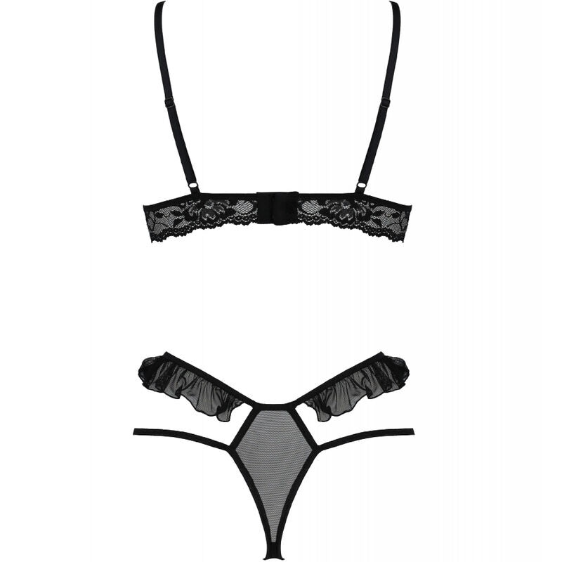 Black Dolly Two-Piece Lingerie Set - L/XL