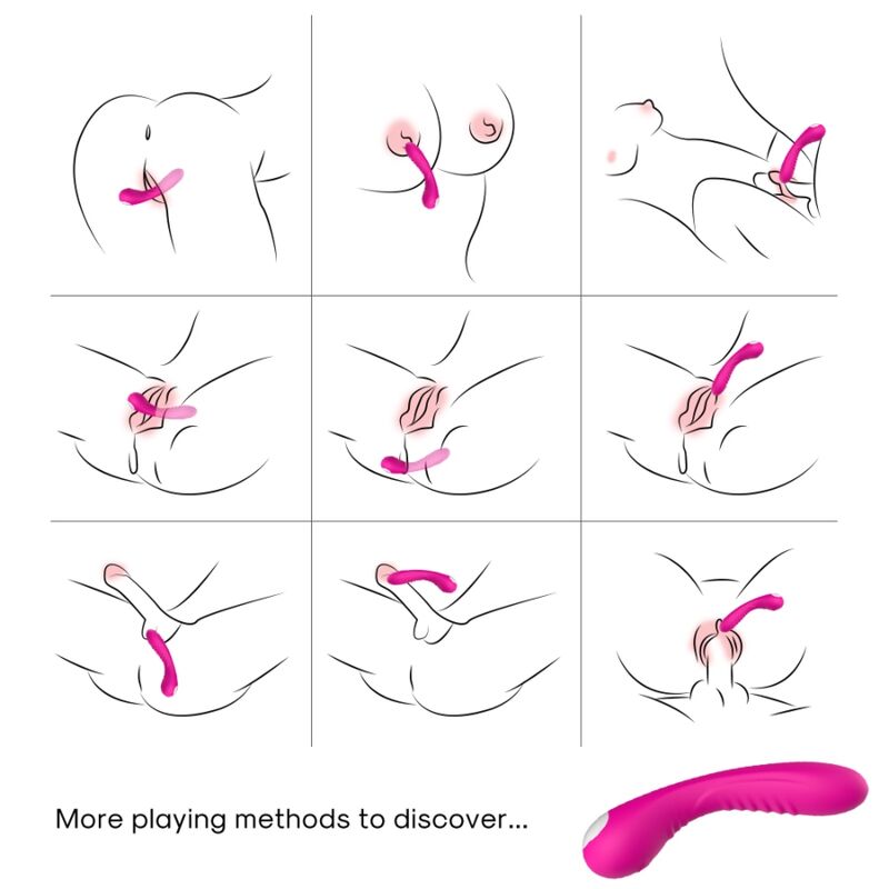 Legend Silicone Vibrator - Fuchsia