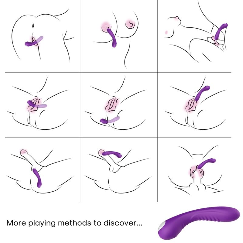 Vibrador de Silicone Legend - Roxo