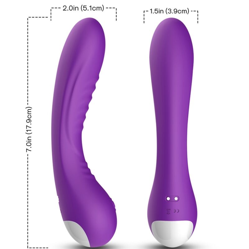 Vibrador de Silicone Legend - Roxo