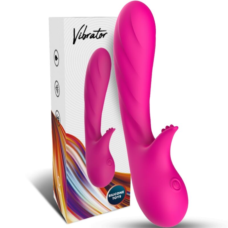 Romance Dual Stimulation Vibrator - Fuchsia