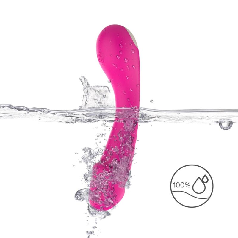 Vibrador Dildo de Silicona para Punto G Fucsia