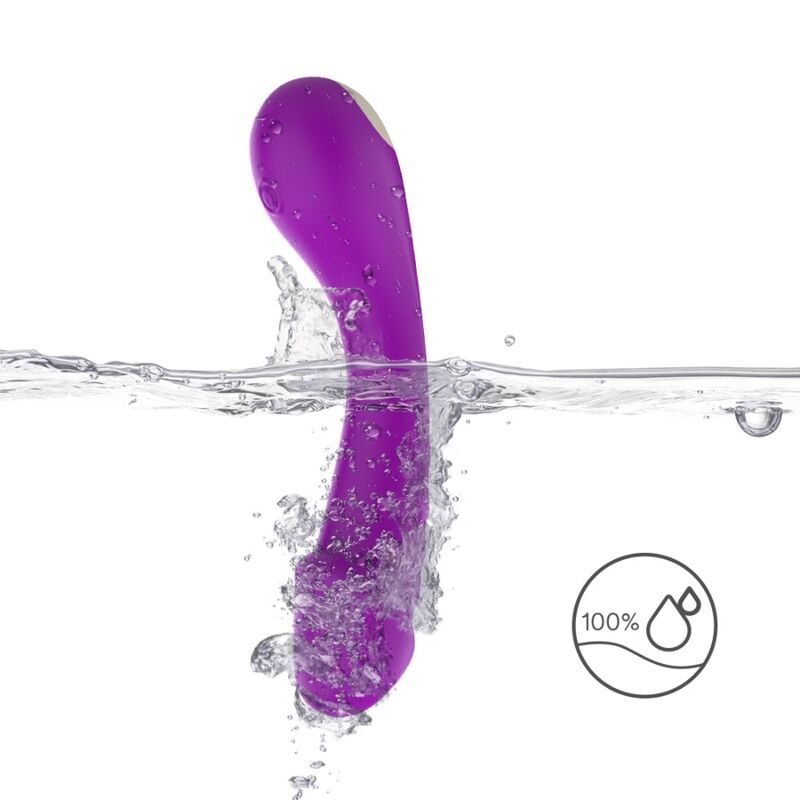 Vibrador Dildo de Silicone Roxo para o Ponto G