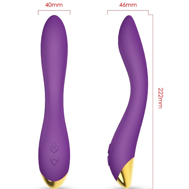 Vibrador Multi-Posição Flamingo Roxo