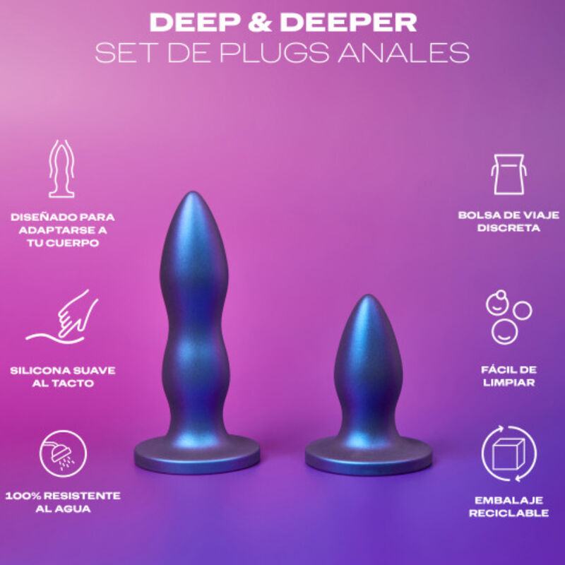 Deep & Deeper Anal Plug Set