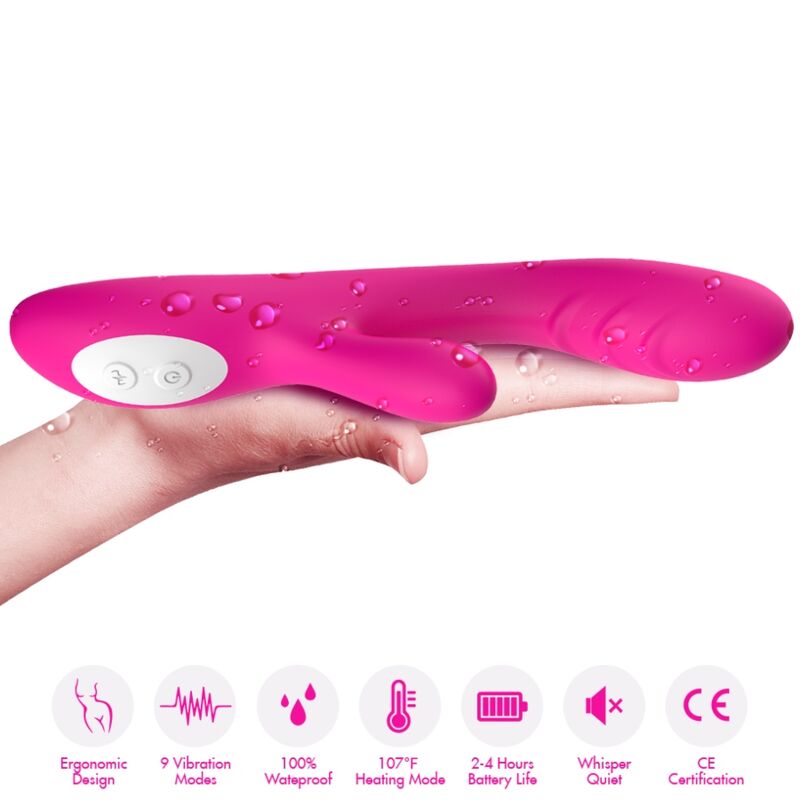 Vibrador con Efecto Calor Spark - Fucsia