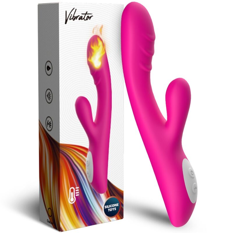 Vibrador con Efecto Calor Spark - Fucsia